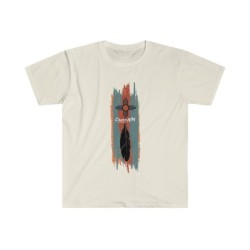 Chama Zia Feather Painted Softstyle T-Shirt