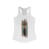 Chama Feather Painted Zia Women's Ideal Racerback Tank